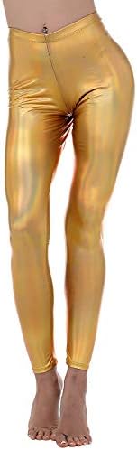 Diamond keep it Liquid Wet Look Shiny Metallic Stretch Leggings