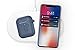 amasing AirPods Case 7 in 1 for Airpods 1&2 Accessories Kits Protective Silicone Cover for Airpod Gen1 2 (Front Led Visible) with 2 Ear Hook /2 Staps/1 Clips Tips Grips/1 Zipper Box Navy Blue