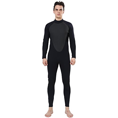 Men's 3mm Size Medium Full CR Neoprene Wetsuit Surfing Suit