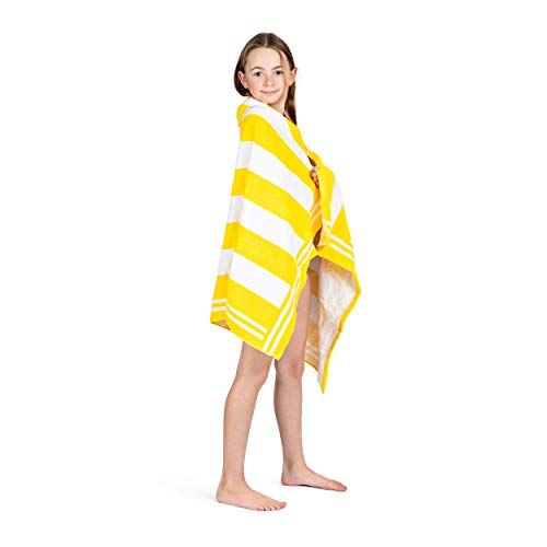 Premium Hooded Beach Towel for Kids Aged 310 Drawstring Carry Bag
