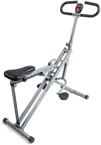 Sunny Health Fitness Row-N-Ride Squat Assist Trainer for Glutes