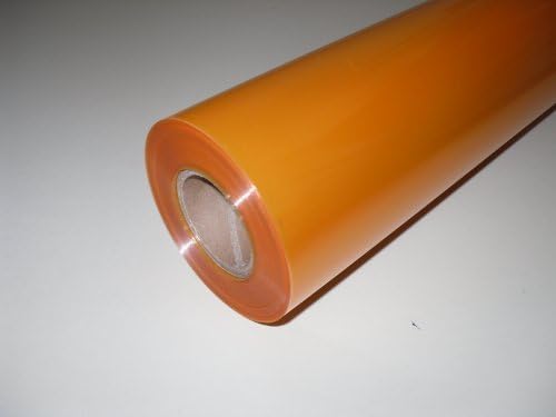 15m x 80cm Roll Tinted Orange Cellophane Wrap. Florist Quality Bouquet / Gift ...