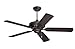 Veranda Outdoor Ceiling Fan with Pull Chain, 52 Inch | Wet Rated Hanging Fixture with 5 Weather Resistant Blades | Downrod Mount of Overhead Install | light Kit Adaptable, Oil Rubbed Bronze