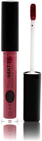 SKIN IN SoulMATTE ENDURING LIP COLOR, A Long Lasting MATTE LIQUID LIPSTICK with a Velvet Matte Finish, Highly Pigmented, Not Sticky & Waterproof. (6 ESSENTIAL SHADES). MADE IN USA (Kissable Mate)