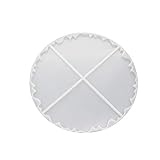 Resin Molds Irregular Wave Round Coaster Silicone Casting Molds for Epoxy Resin, UV Resin Jewelry Making Soap Candle DIY Mold