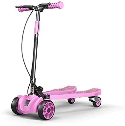 ファッション 評判 調節可能な高さの4つの車輪のキックスクーター 点滅puの車輪 スリップ防止デッキ おもちゃ 男の子および女の子のため 自由で滑らかな乗車