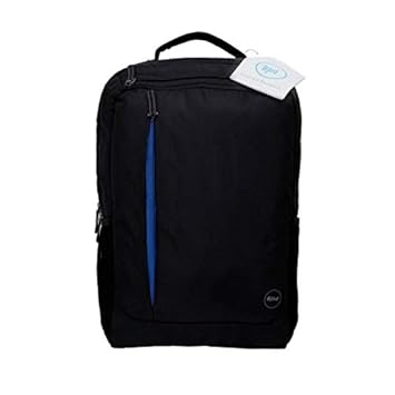 SPG HP Polyester Casual Laptop Bags/Backpack for Men with Adjustable Strap Expendable with 2 Compartments .(Under 500) Rs (Black Blue)