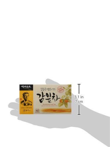 Persimmon Leaf Tea 1.0g X 40 Tea Bags, VitaminC weight loss Korean Herb Leaves - Thumbnail 5