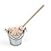 EatingBiting Dollhouse Miniature 1:12 Scale Fairy Garden Furniture Retro Vintage Mop with Bucket Set 2pcs, Dollhouse Miniature Doll Furniture Accessories Gifts