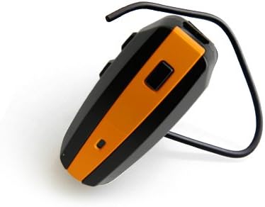 NoiseHush N500 Wireless Bluetooth Headset for iPhone, Blackberry, HTC, Samsung, LG, Motorola, and Nokia - Black/Orange
