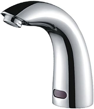 YKT Brass New Waterfall Touch Free Faucet Tap Automatic Sensor Undercounter Lavatory Wash Basin Sink Cold Mixer Bathroom Accessory Chrome Finish