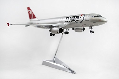 Geminijets northwest airlines airbus a320-200 diecast a…