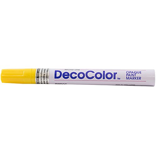 JAM Paper Broad Point Opaque Paint Marker - Yellow - Sold Individually