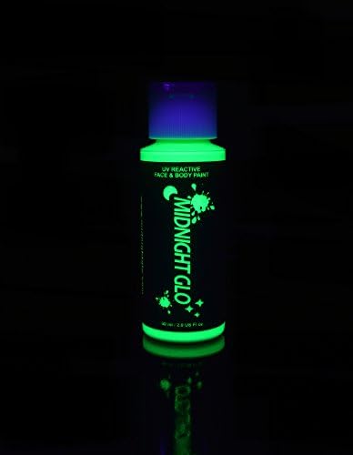 Midnight Glo Blacklight Body And Face Paint 2.0oz (Green)