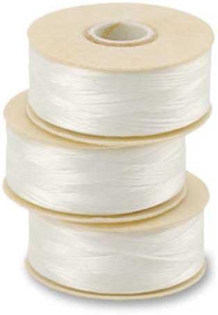 White Nymo Thread, Size O, 0.15 mm (.006 in), 82.3 meters (90 yards)