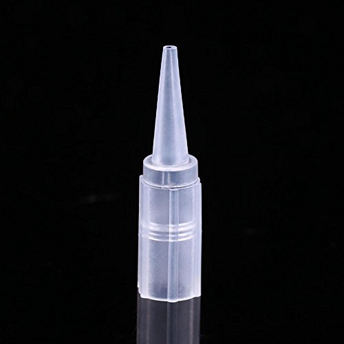 Antilog Tattoo Needle Caps, Tattoo Accessories,100Pcs/Set Tattoo Tube Nozzle Disposable Tips Cap Machine Supply 1R 3R 5R (1R)