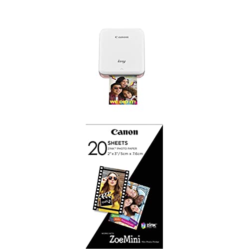 Canon Ivy Mobile Mini Photo Printer Through Bluetooth(R), Rose