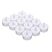 VMEKA Realistic Bright Flameless LED Tea Light Candles, Bright, Flickering, Battery Powered Fake Candles, Unscented Tealights, Pack of 24