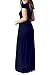GRECERELLE Women's Long Sleeve Loose Plain Maxi Dresses Casual Long Dresses Wite Pockets