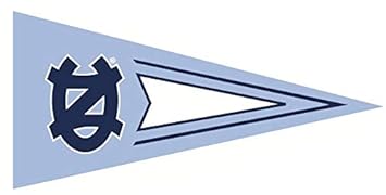 Amazon Com 11 Inch Unc Pennant Flag Decal University Of North Carolina Tarheels Tar Heels Logo Nc Removable Wall Sticker Art Ncaa Home Room Decor 11 1 2 By 5 1 2 Inches Baby