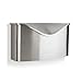 Umbra 460322-592 Postino Wall-Mount Mailbox, Stainless Steel