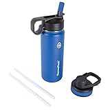 Thermoflask 50057 Double Stainless Steel Insulated Water Bottle, 18 oz, Cobalt