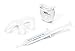 Teeth Whitening Kit, Teeth Whitening Gel Syringe, Mouth Trays and LED Teeth Whitening Accelerator Light