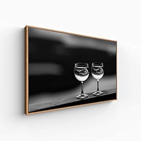 Canvas Wall Art for Living Room, Bedroom Black and White Article Framed Canvas Prints for Home Decoration Ready to Hang - 16x24 inches