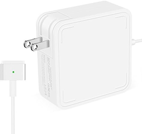 UKULILI Macbook Pro Charger, Replacement Macbook Charger 60W Magsafe (T-Tip) AC Power Adapter Charger for Apple Macbook Pro with 13-inch Retina display (White)