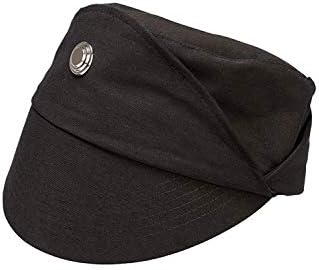 Mutrade Mens Black Imperial Officer Costume Star Wars Cosplay Halloween Uniform Hat