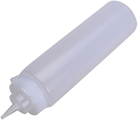 EWFSEF Plastic Sauce Squeeze Bottle Dispenser （White ）