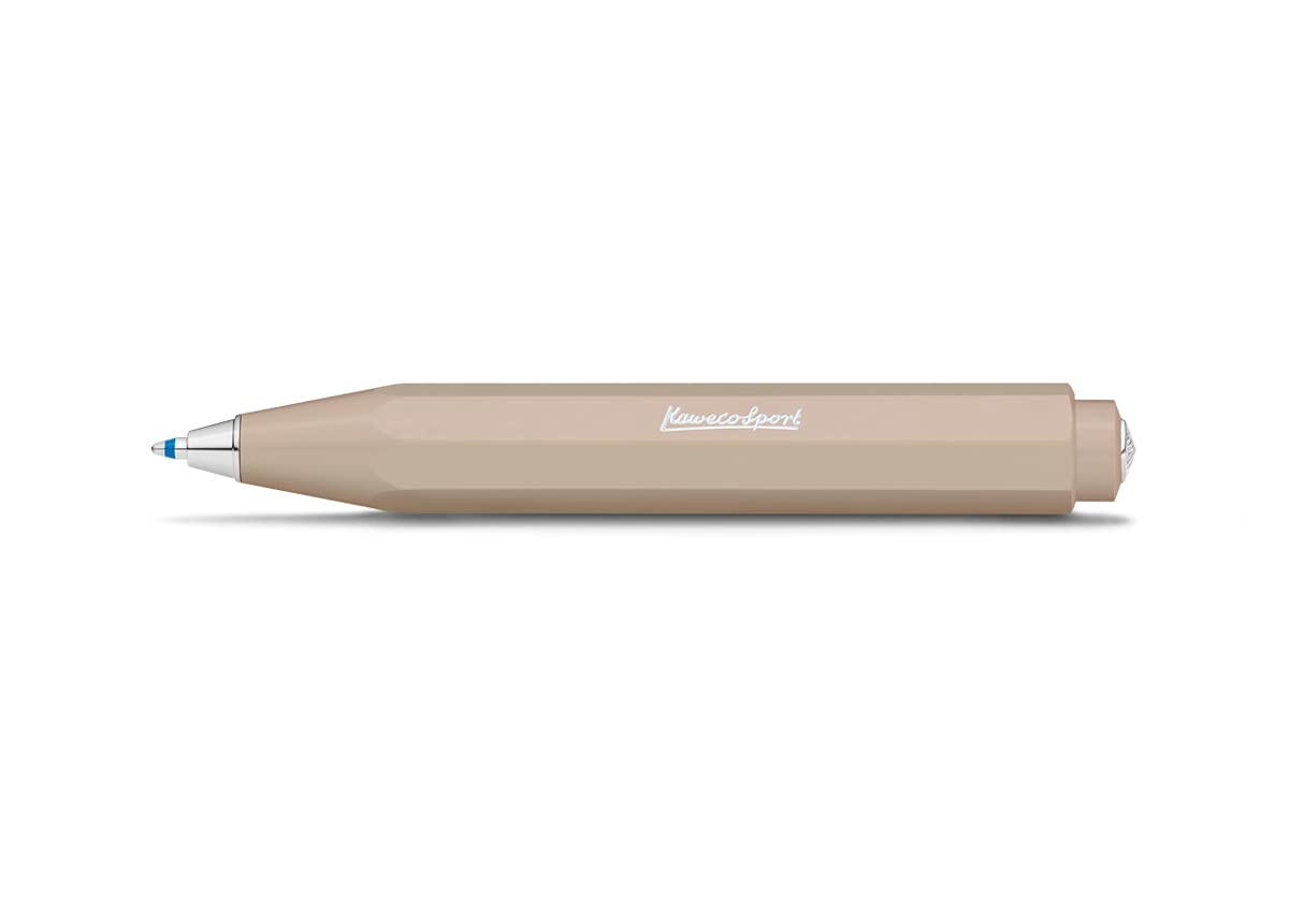 Kaweco SKYLINE SPORT Ball Pen Macchiato I Retractable Ballpoint Pen in Summery Design with Standard D1 Refills I Exclusive Biro 10.5 cm