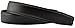 Hampton Men’s Genuine Leather Ratchet Belt Strap (One Size 28-44 Trim to Fit, Astro Black Leather)