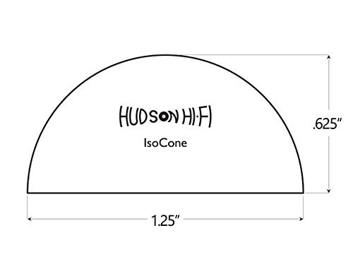 1" Sorbothane Hemisphere Rubber Bumper Non-Skid Feet With Adhesive 50 Durometer - 4-Pack - Scaffolding Accessories