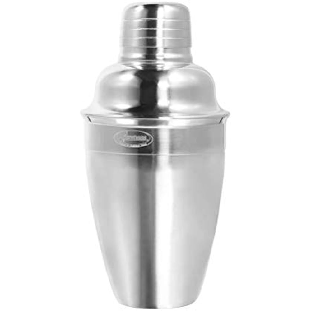 Newness Cocktail Stainless Steel Wine Shaker Strainer Lid Top, 8.4oz