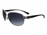 New Ray Ban RB3386 003/8G Silver/Grey Gradient Lens 63mm Sunglasses