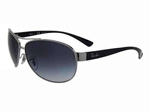 New Ray Ban RB3386 003/8G Silver/Grey Gradient Lens 63mm Sunglasses