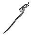 Fashion & Lifestyle 2 Count Handmade Ebony Wood Carved Hair Decor Sticks Shawl Pins Picks Pics Forks for Women Girls Hair Updo Making Accessory 7