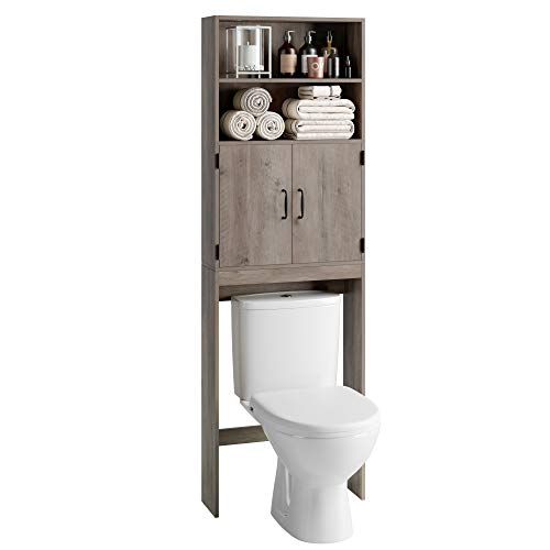 HOMECHO OverTheToilet Storage 2Doors Bathroom Organizer