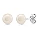 Gem Stone King Set of 5 Multi Color 6mm Cultured Freshwater Pearl Stud Earrings Set