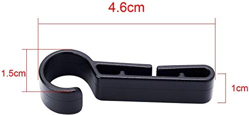 Helmet Clips for Headlamp, Hardhat Headlamp Clips, Easily Mount Headlamp Hook on Helmet, Safety Cap Strap Accessory (32 pack) - Thumbnail 3