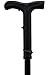 ZAP ZAPCANE Cane - 1 Millionv Stun Gun Walking Cane with Flashlight & Carrying Case, Black