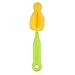Ecosin 3Pcs Sponge Nipple Brush Baby Feeding Bottle Brush Sponge Cleaner Straw Nipple Cleaning Washing Tool