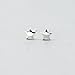 HANFLY 925 Sterling Silver Star Stud Earrings, Small Minimalist Design, Delicate Fashion Jewelry for Women (Silver-Star)