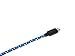 Tweedz Blue Braided Micro USB Cable Android Phone Charger - Durable, Tangle Free Smartphone Cord & Wall Adaptor