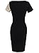 Vfemage Womens Optical Illusion Colorblock Contrast Slim Work Casual Dress
