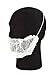 Disposable Beard Net Covers with Elastic Bands Heavy Duty Beard Restraints, Comfortable Protective Beard Masks, Nonwoven Latex Free Spunbond, Safe & Clean Work Environment, 100 PC