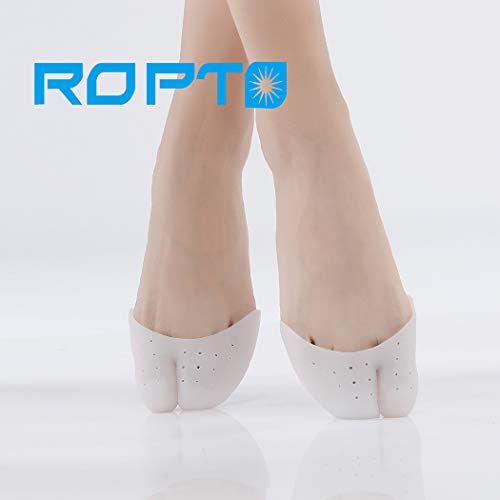 1 Pair Ultra-Soft Silicone Toe Protective Cover Foot Protection Sleeve Toe Pads Gel for Ballet Shoe High Heels Protective Care Tool Metatarsal Pads, Ball of Foot Cushion Blisters Pads