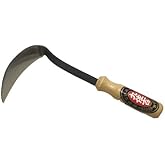 BlueArrowExpress Kana Hoe 217 Japanese Garden Tool - Hand Hoe/Sickle is Perfect for Weeding and Cultivating. The Blade Edge is Very Sharp.