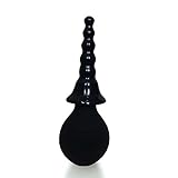 Silicone Anal Cleaner Enemator Bulb with Glossy Anal Beads For Smoother Insertion, 5.11 Ounce